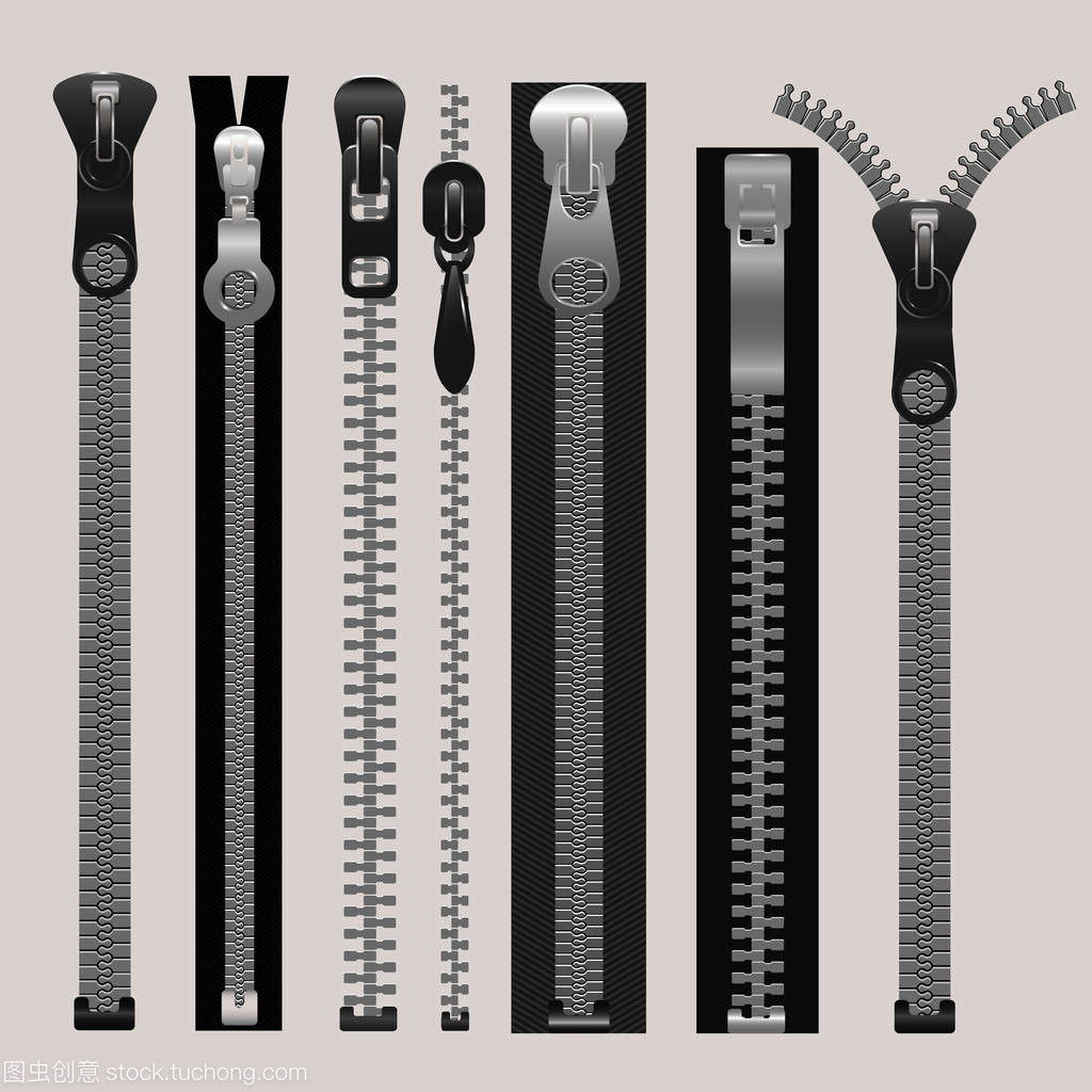 矢量拉鏈, 緊固件矢量集